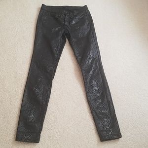 bebe Sexy Snakeskin Pants
